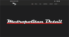 Desktop Screenshot of metropolitandetail.com