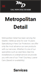 Mobile Screenshot of metropolitandetail.com